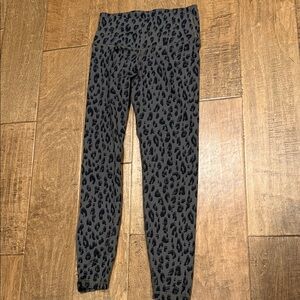 Old Navy Black Leopard Print Leggings